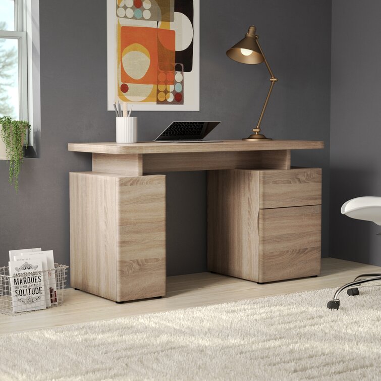 Desk with storage deals wayfair